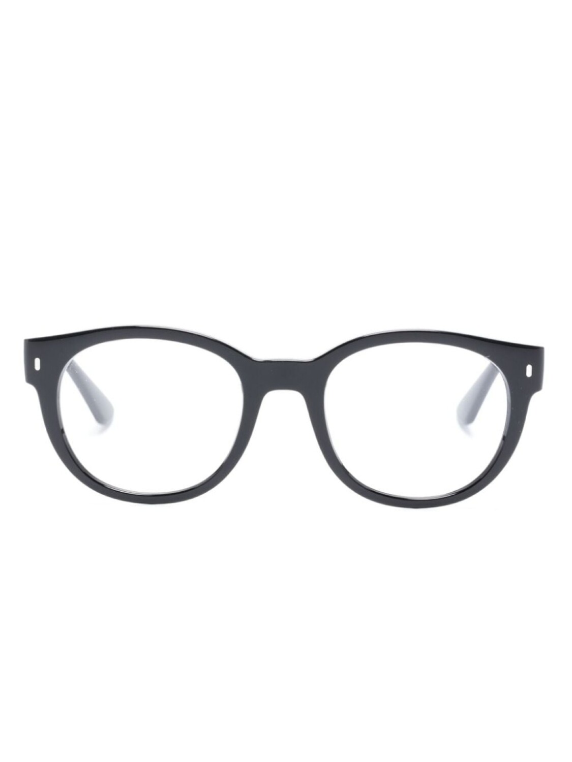 

Ray-Ban очки в круглой оправе с логотипом, черный