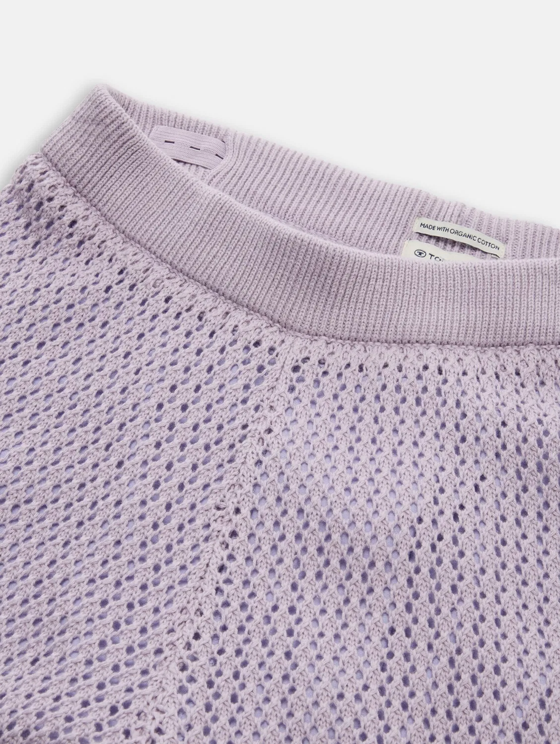 Брюки с широкими штанинами Tom Tailor, Pastel Purple — фото 4