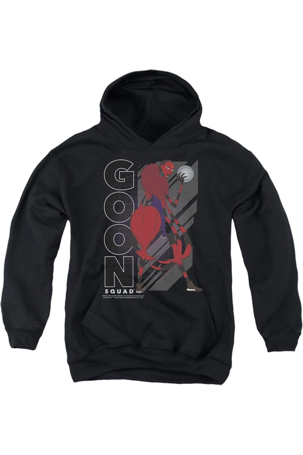 

Молодежная толстовка с капюшоном Space Jam 2 Arachnneka Gildan, черный