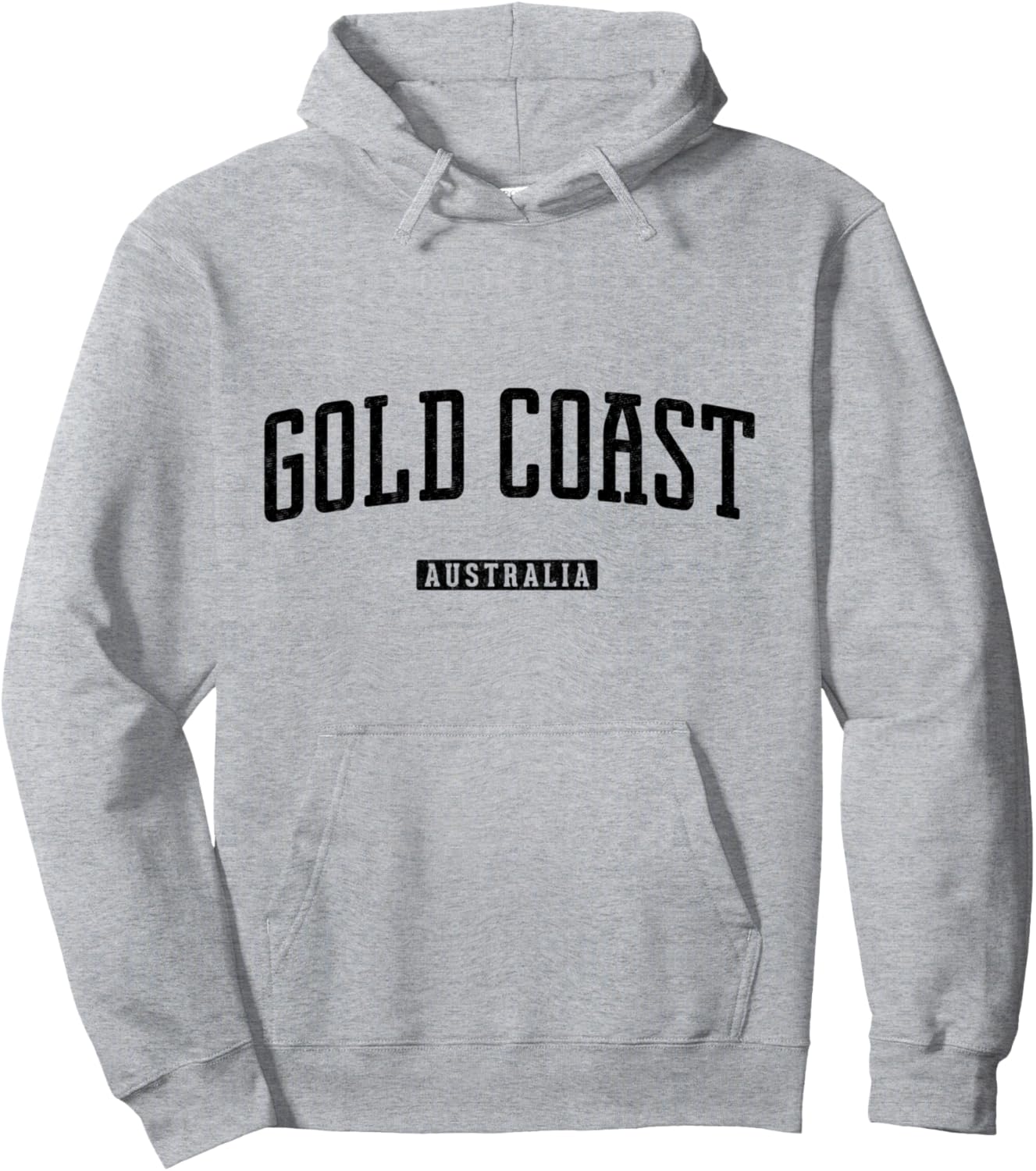 

Винтажная толстовка с капюшоном Gold Coast Australia Gold Coast Apparel Co, серый