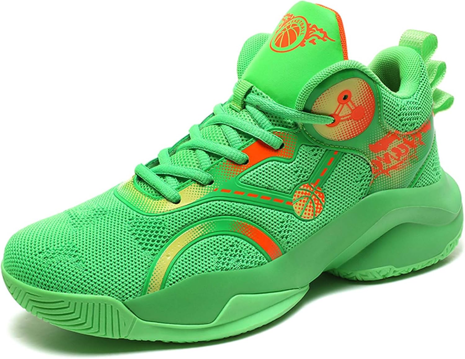 

Мужские баскетбольные кроссовки с шнуровкой Dzbajrqm, зеленый