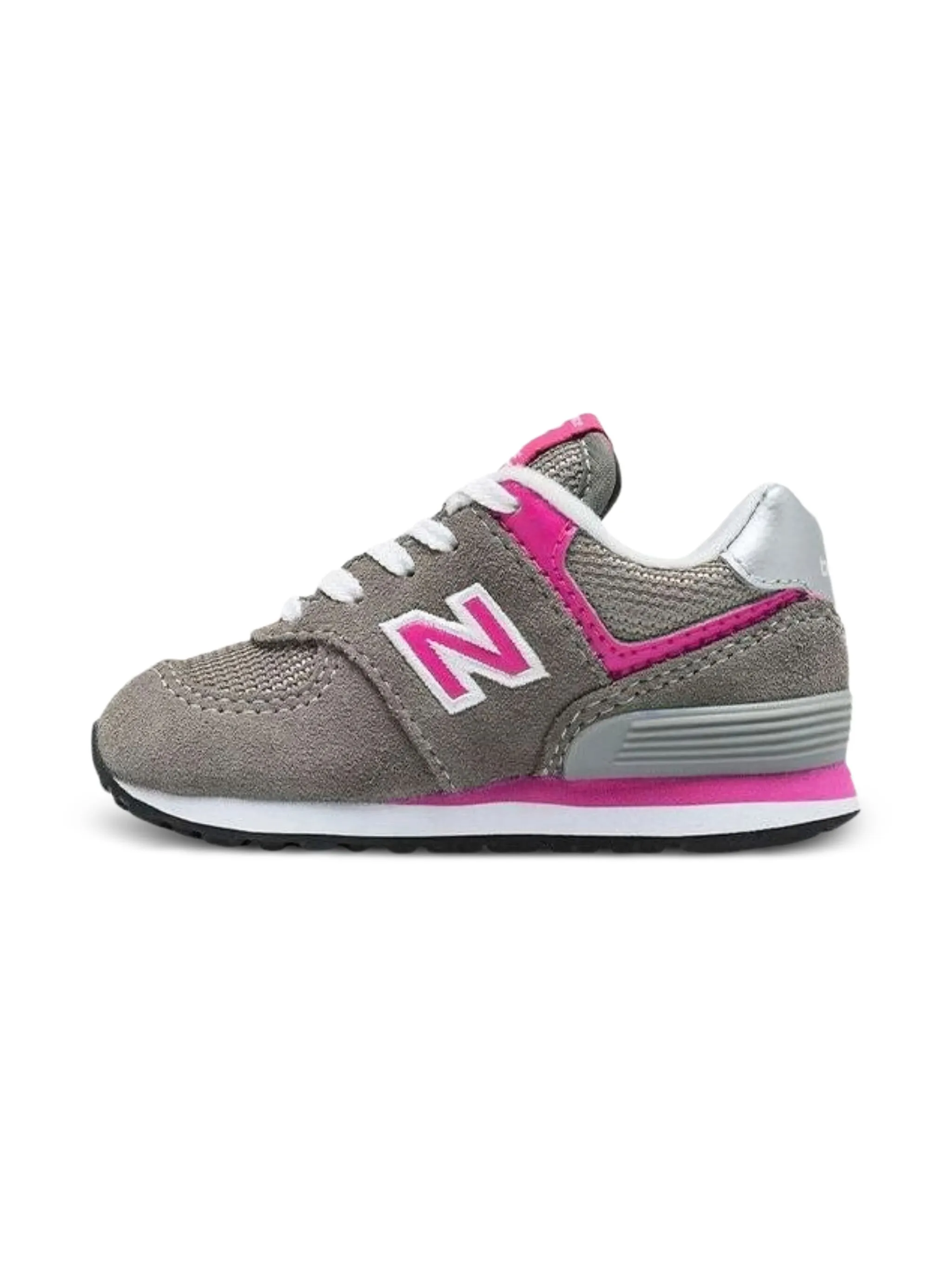 Кроссовки 574 Grey/Pink New Balance, серый — фото 2