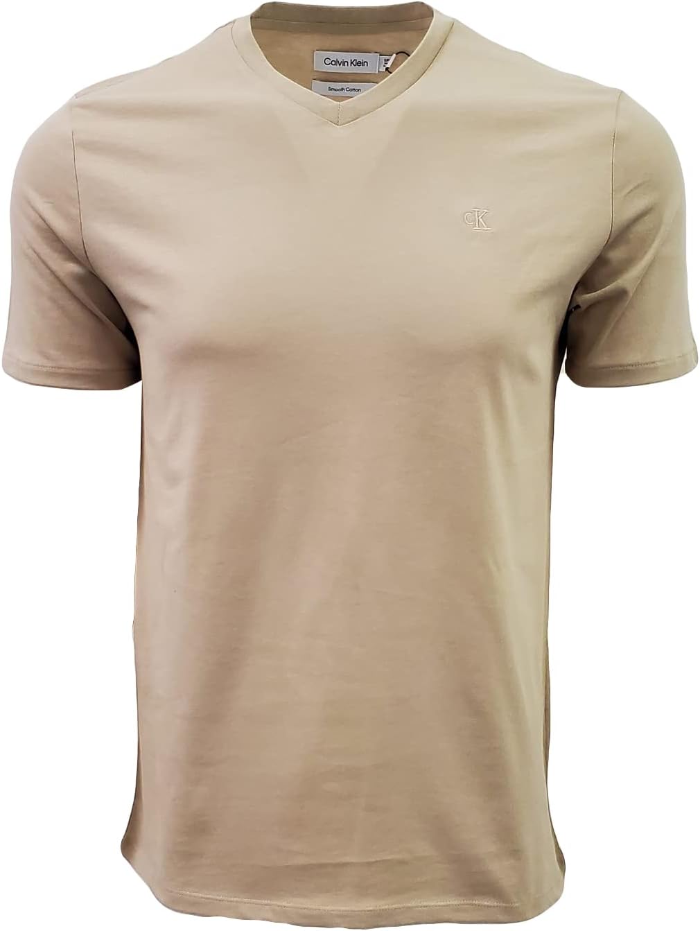 

Мужская футболка Calvin Klein с V-образным вырезом, Light Sand