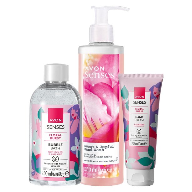

Avon, Floral Burst, набор косметики, 3 предмета.