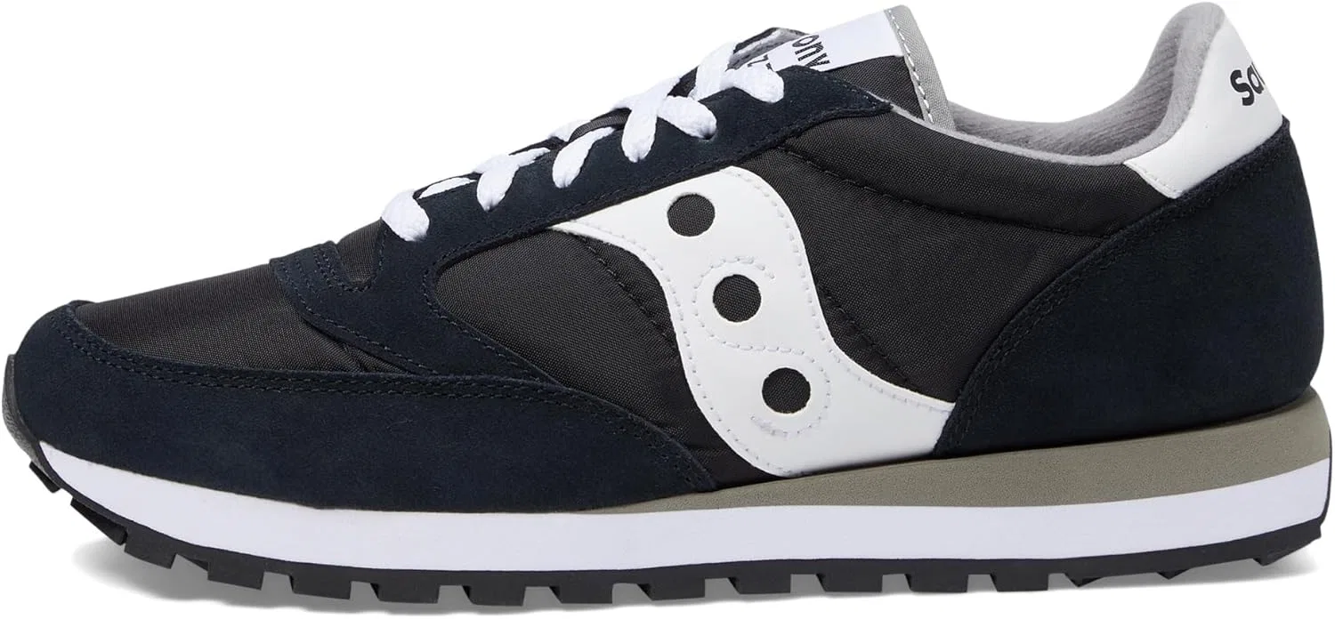 Мужские кроссовки Saucony Jazz Original, Black - Grey / Red / White — фото 4