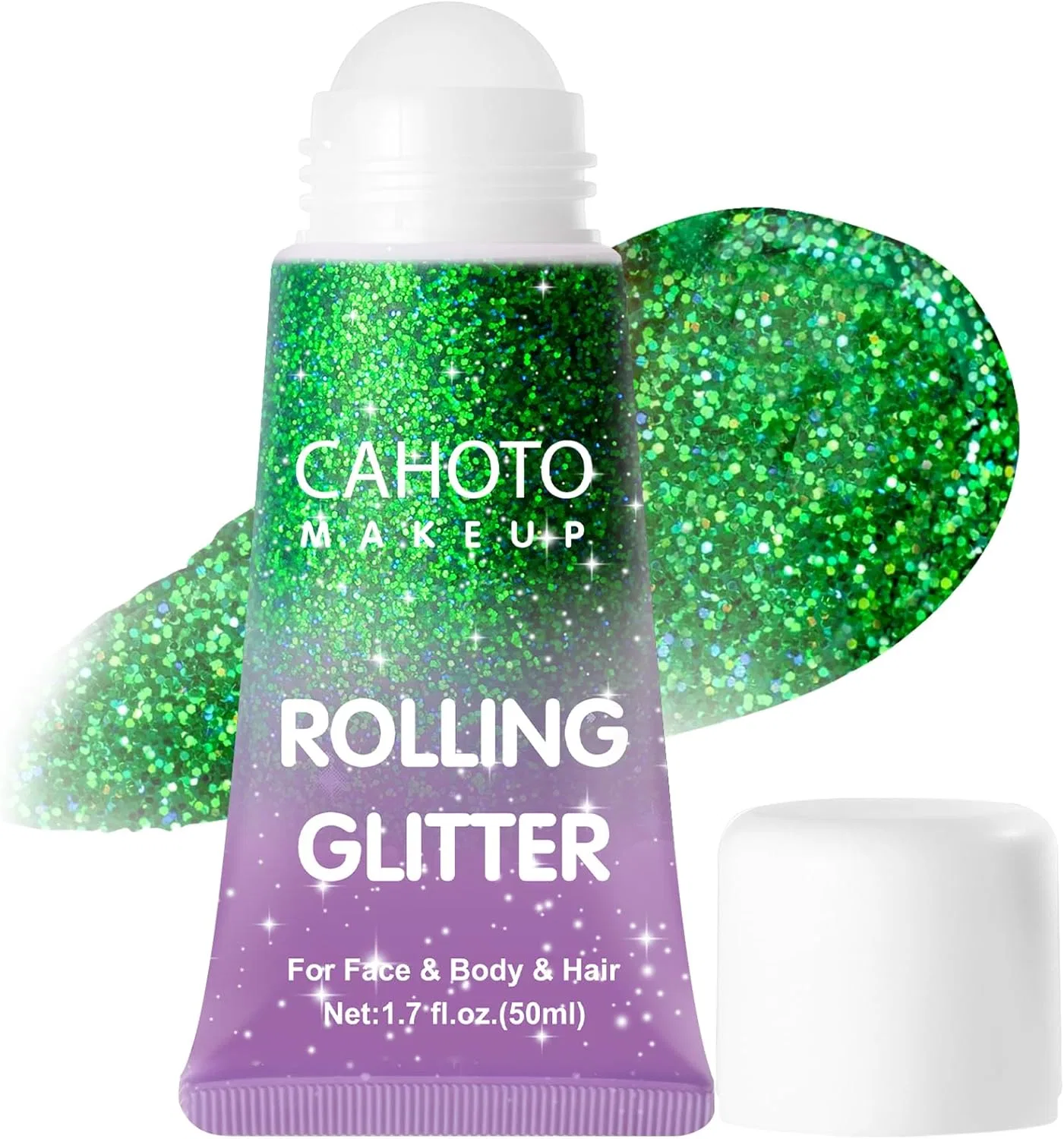 Блеск для тела и волос CAHOTO зеленый ролл-он 1.7 fl oz