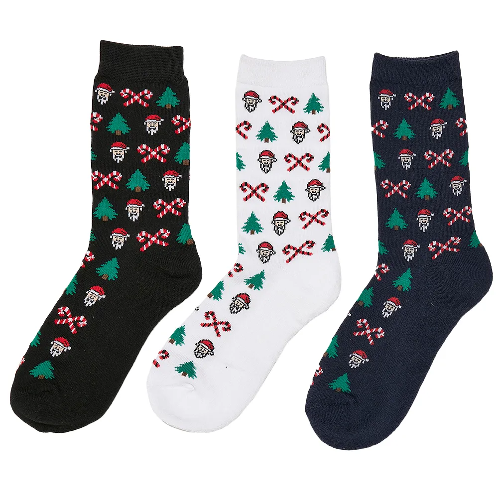 

Носки 3 шт Urban Classics Grumpy Santa Christmas, разноцветный