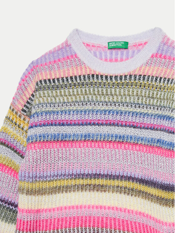 Свитер обычного кроя United Colors Of Benetton, мультиколор — фото 3