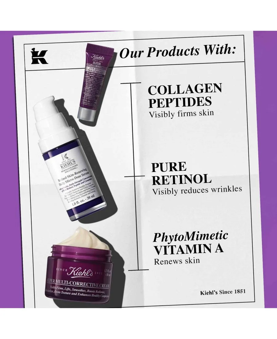 Kiehl's Since 1851 Набор для ухода за лицом Age-Less Experts из 3 предметов — фото 3