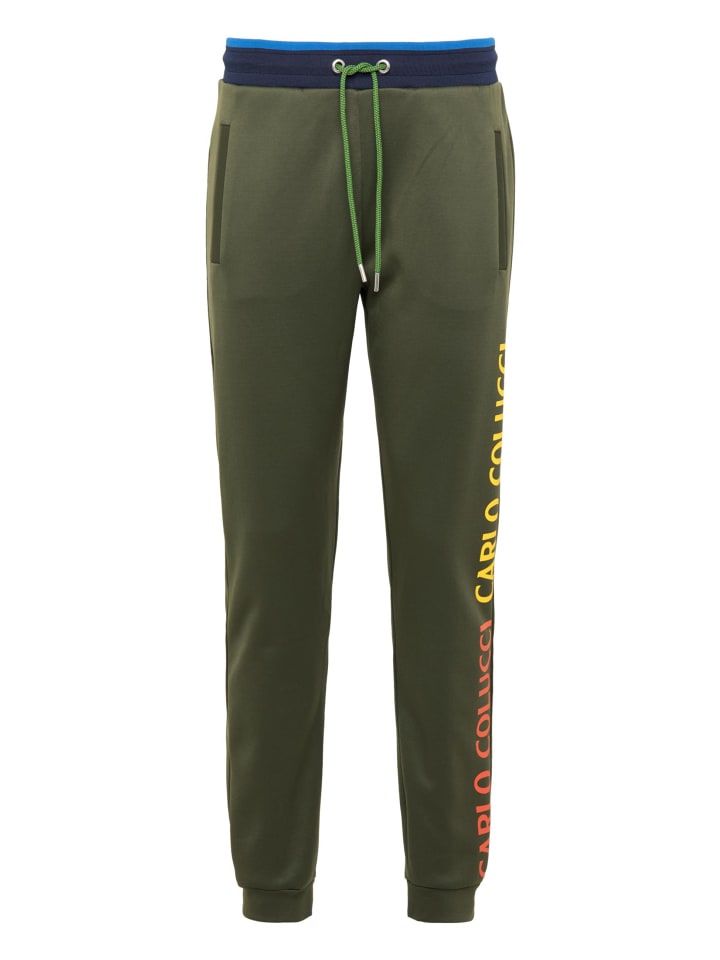 

Тканевые брюки Carlo Colucci, зеленый