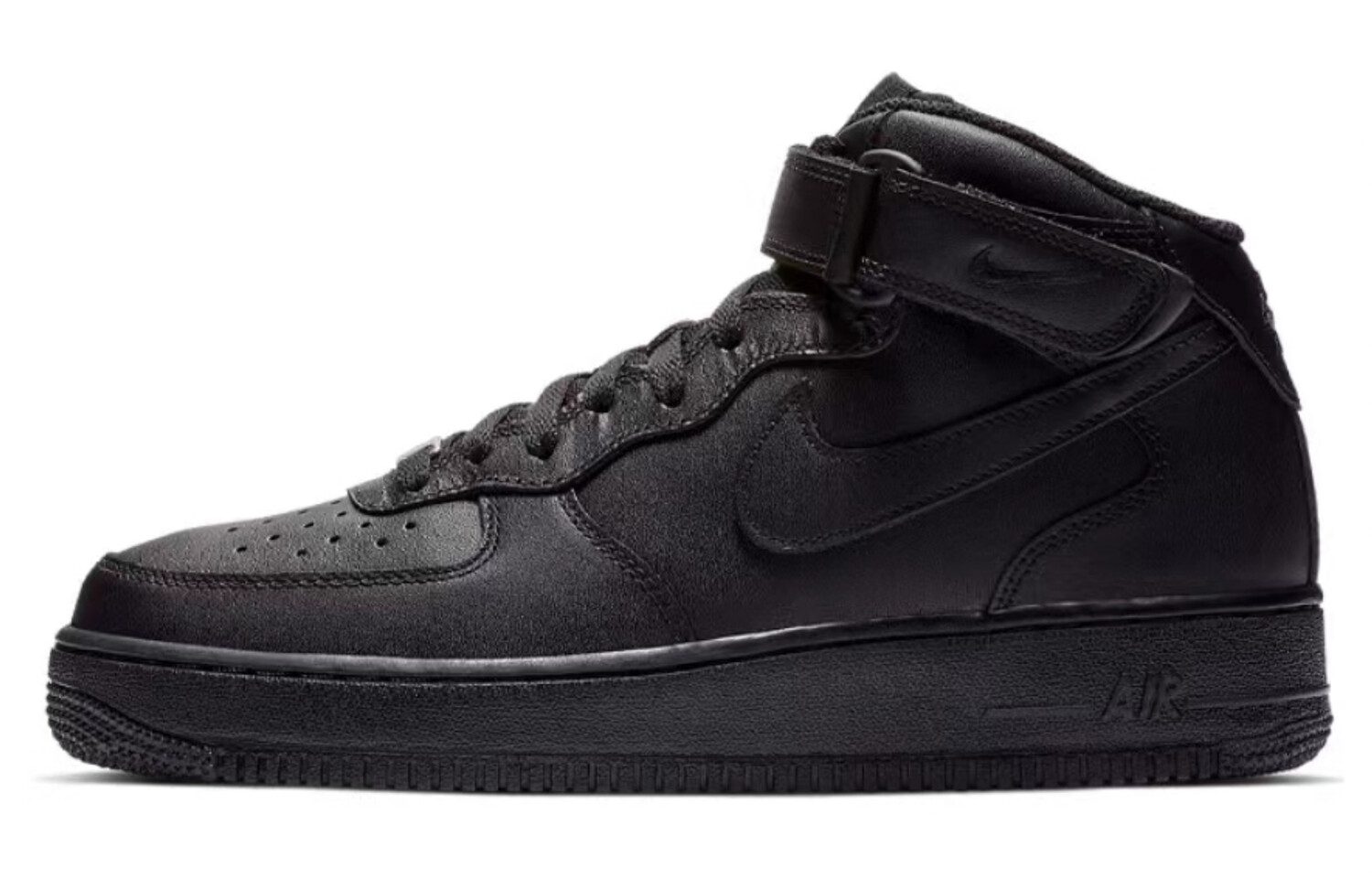 

Кроссовки Nike Air Force 1 Skateboard Shoes Men Mid-Top Black Red