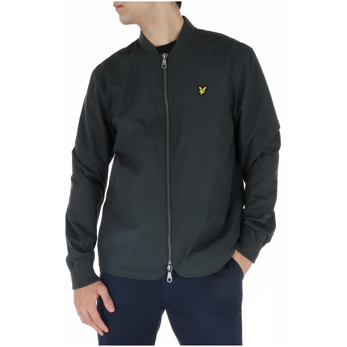 

Куртка Lyle & Scott с круглым вырезом, серый