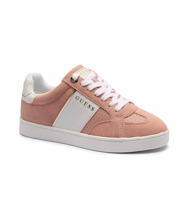 Кожаные кроссовки женские Solite Guess, розовый