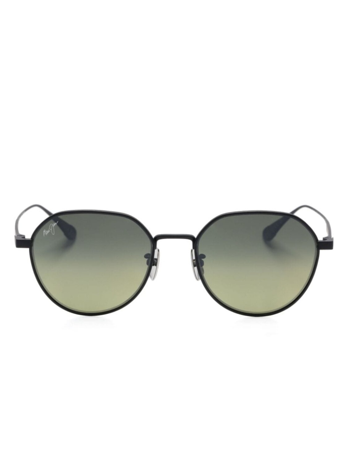

Солнцезащитные очки Kaulana в круглой оправе Maui Jim, черный
