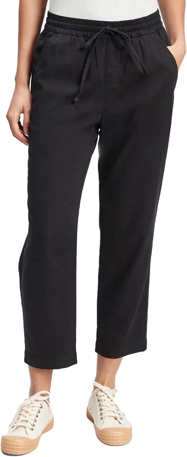 Брюки прямого кроя Gap Women's Easy Straight Pull-on, черный