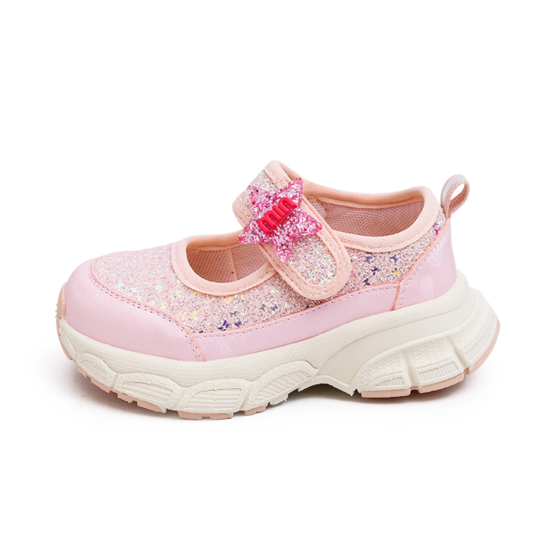 

Скользоустойчивые амортизирующие износостойкие повседневные детские туфли Kids' Budding, экрю