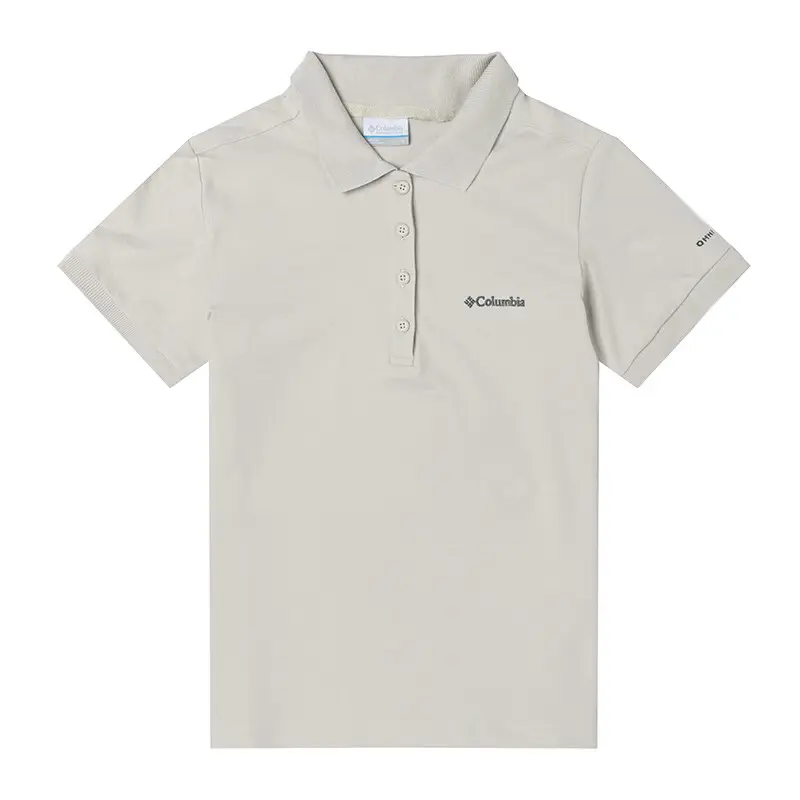 

Футболка-поло женская светло-серая Columbia, светло-серый
