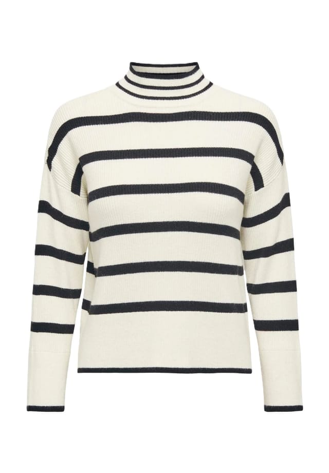 

Вязаный свитер обычного кроя Only, белый