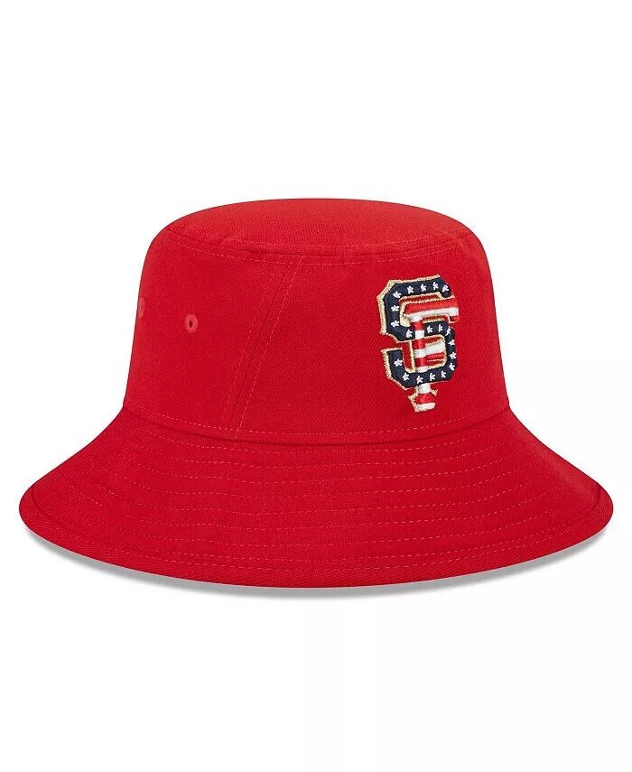 

Мужская красная панама San Francisco Giants 2023 Четвертое июля New Era