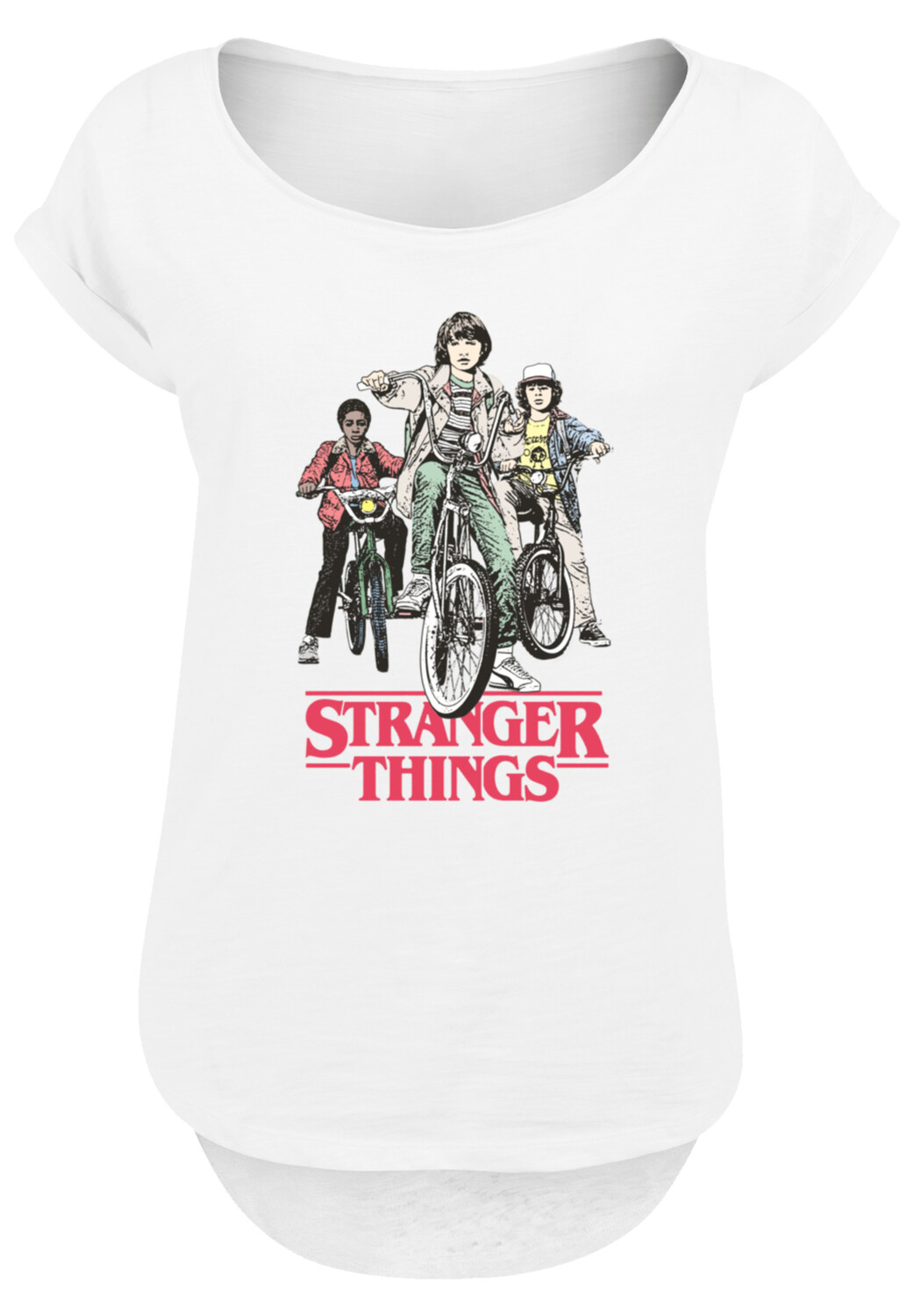 

Футболка F4NT4STIC Stranger Things Retro Bikers Netflix TV Series, белый