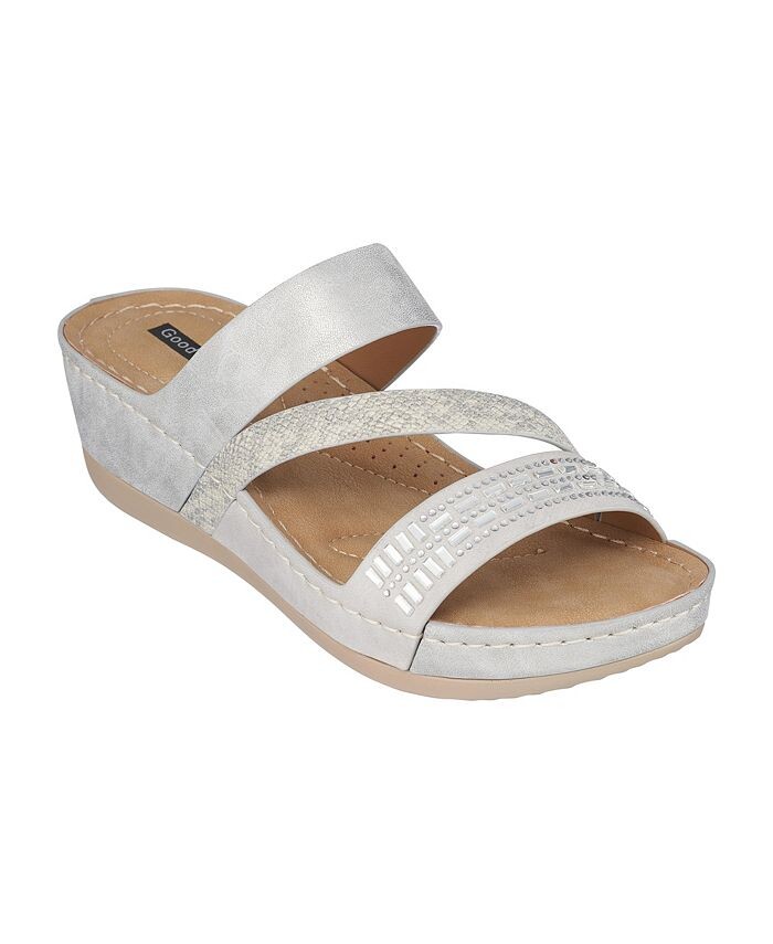 

Женские босоножки Tera на танкетке GC Shoes, серый
