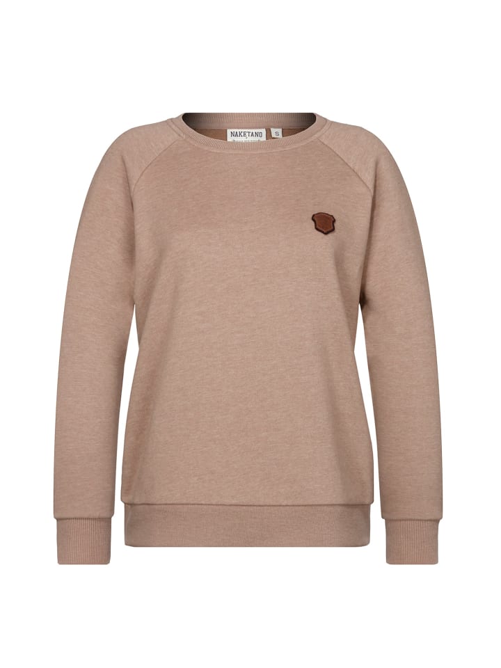 

Меланжевый свитшот Krokettenhorst Mocca Naketano, Серый, Меланжевый свитшот Krokettenhorst Mocca Naketano