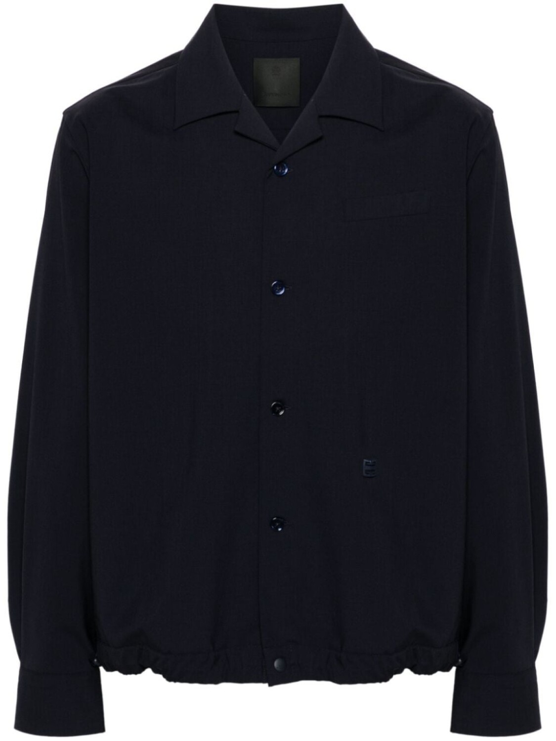 

Givenchy рубашка с кулиской, синий