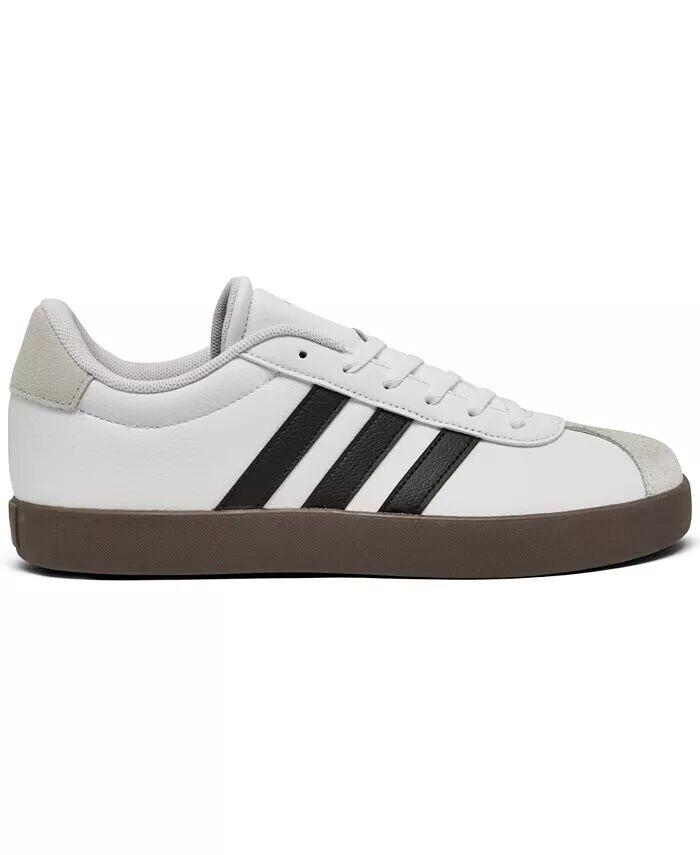 Повседневные кроссовки Big Kids VL Court 3.0 от Finish Line Adidas, белый — фото 2