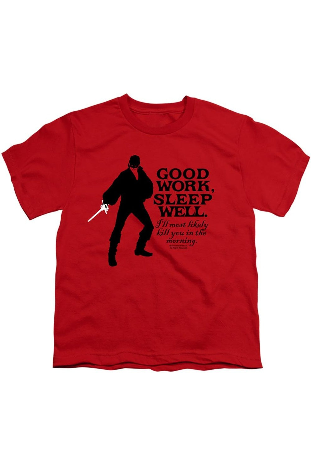 

Футболка с коротким рукавом для детей "Принцесса-невеста" Gildan, красный