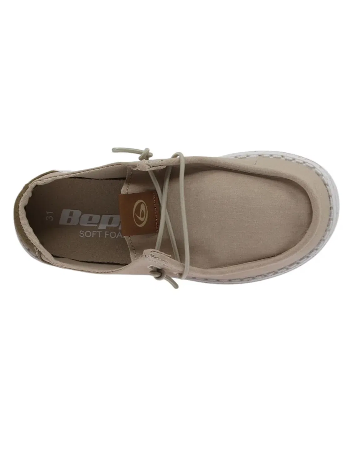 Мокасины Beppi в бежевом цвете, модель Casual Shoe — фото 3