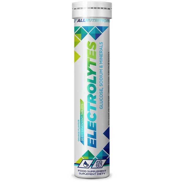

Электролиты в шипучих таблетках Allnutrition Electrolytes Musujące Orange, 20 шт