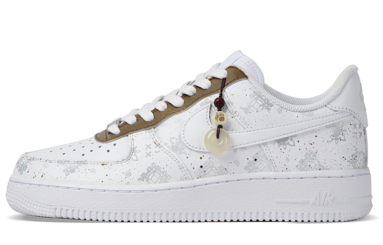 

Кроссовки Nike Air Force 1 противоскользящие износостойкие низкие для скейтбординга мужские серо-белые, цвет Gray White