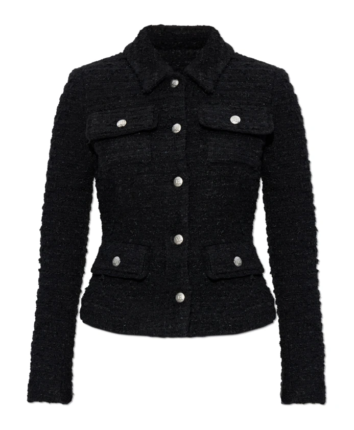 

Твидовый пиджак Misbhv, черный