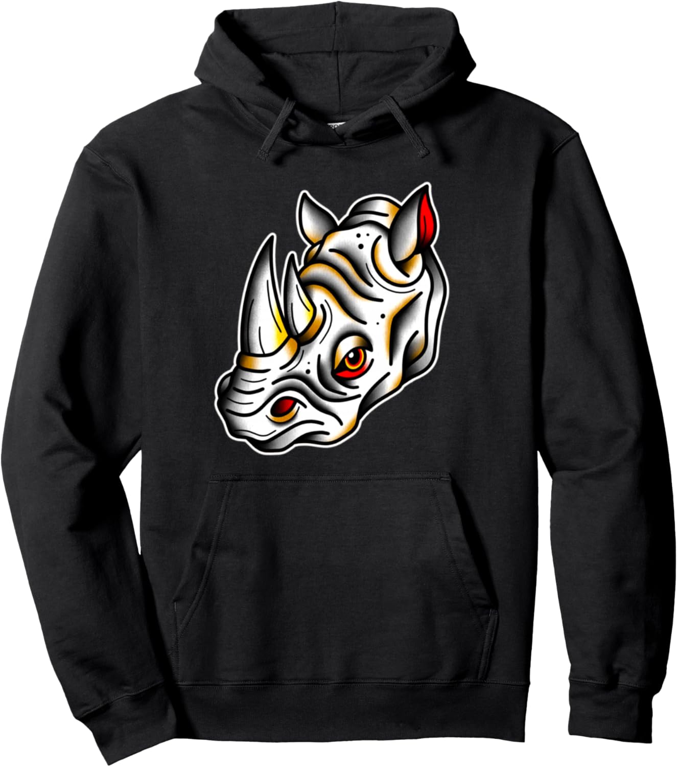 

Худи с эскизом татуировки Белый носорог Urban Empyre