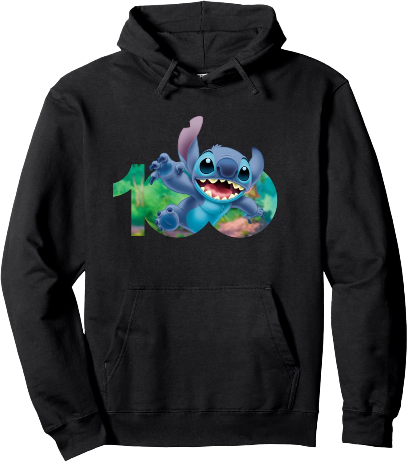 

Худи Disney Centennial Stitch D100 с логотипом, черное, Черный, Худи Disney Centennial Stitch D100 с логотипом, черное