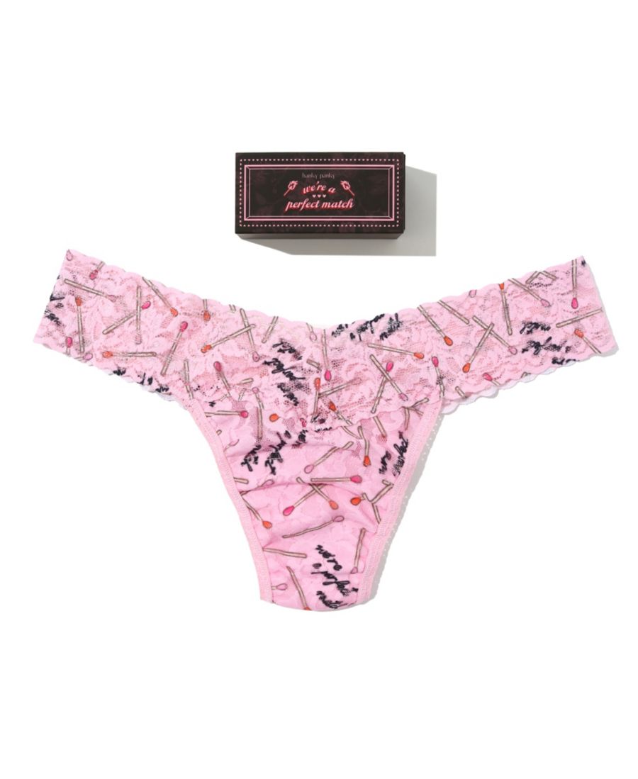 

Женские трусики-стринги Signature с низкой посадкой Hanky Panky, Perfect Match Pink