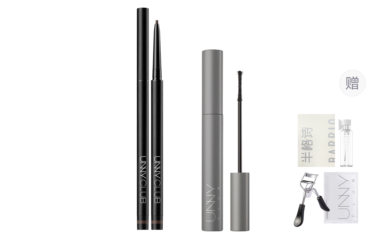 

Тушь для ресниц Unny с эффектом удлинения и завивки, подводка для глаз, косметический набор, стойкая, не размазывается, долговечная, естественный вид, не переходит на кожу UNNY CLUB