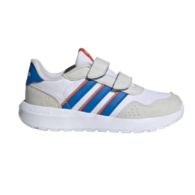 Детские повседневные кроссовки RUN 60S Adidas, белый/синий/оранжевый — фото 2