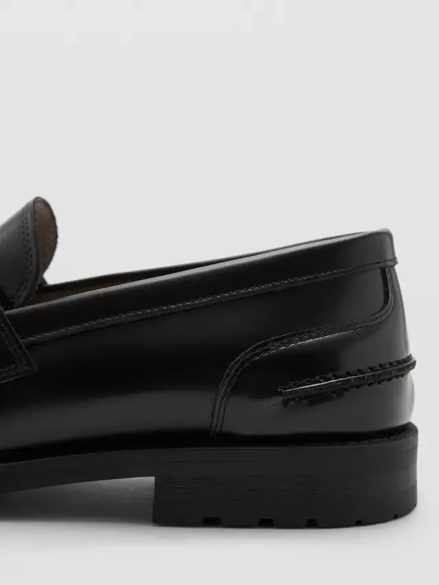 Кожаные лоферы Zapato Mango — фото 4