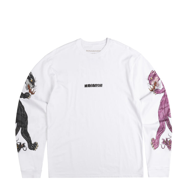 

Футболка duality panther longsleeve Maharishi, белый