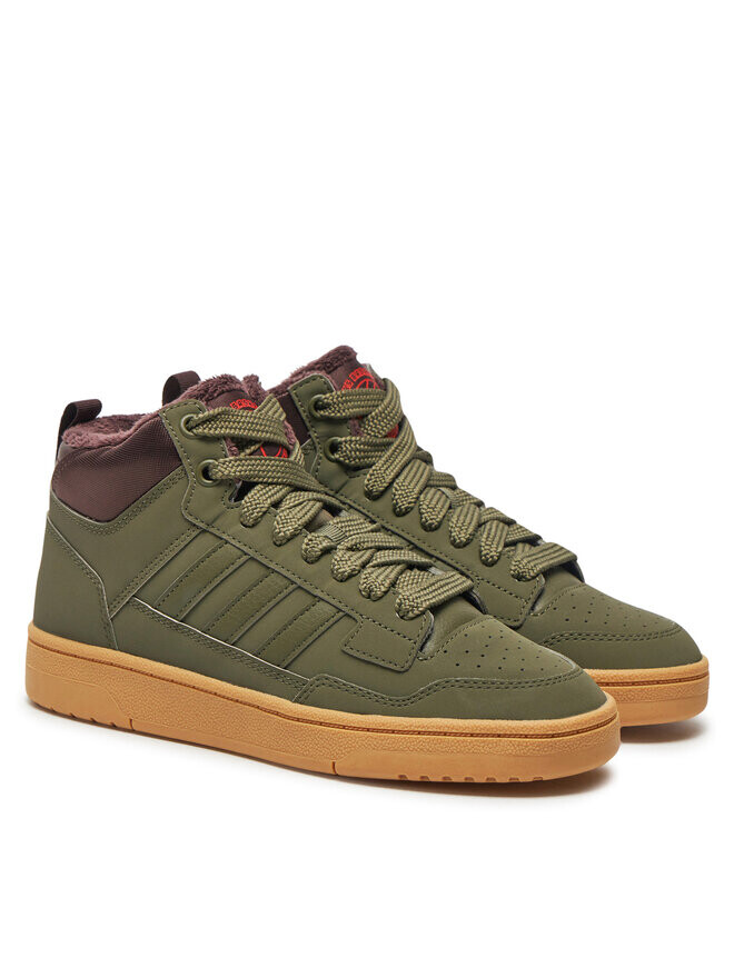 Кроссовки adidas Rapid Court Mid Winterized JR2813, зеленый — фото 2