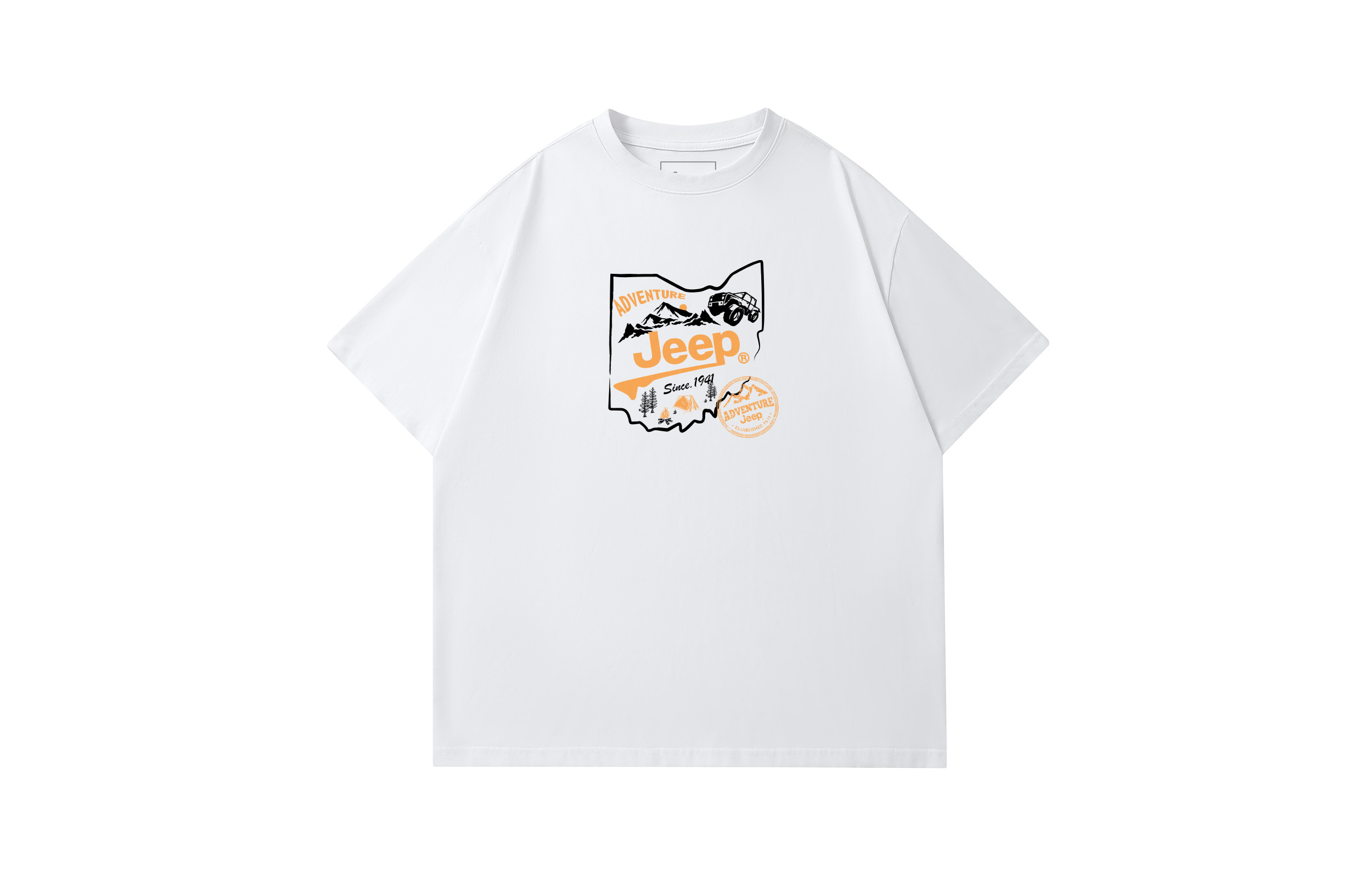 

Футболка Wrangler Leisure Series унисекс Jeep, raw белый