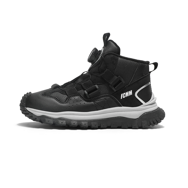 

Кроссовки детские с высоким верхом, устойчивые к скольжению и износу FCMM, черный