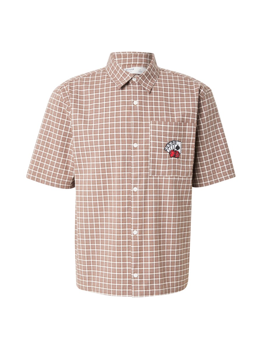 

Рубашка на пуговицах Comfort fit HOLLISTER, Brown