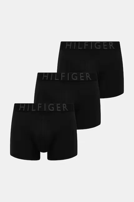 Боксеры из эластичной ткани 3 шт Tommy Hilfiger, черный