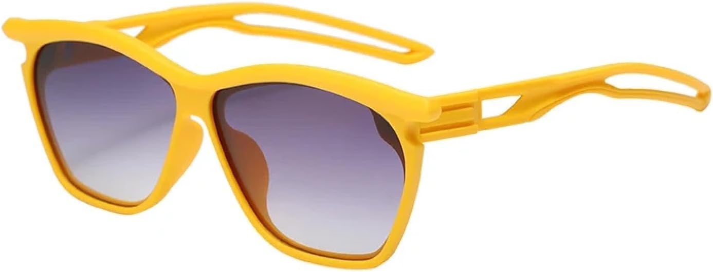 

Стильные солнцезащитные очки для мужчин, модная форма, вырез на дужках, женские солнцезащитные очки для путешествий, езды на велосипеде и активного отдыха generic, Yt7773-c5