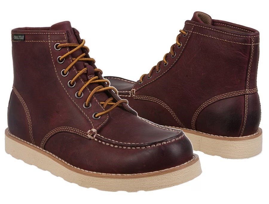 

Ботинки Lumber up moc toe со шнуровкой Eastland, красный