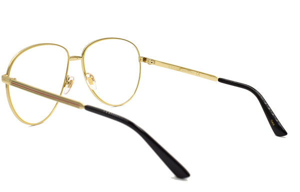 Солнцезащитные очки gold color glasses lens aviator Gucci, золотой — фото 3