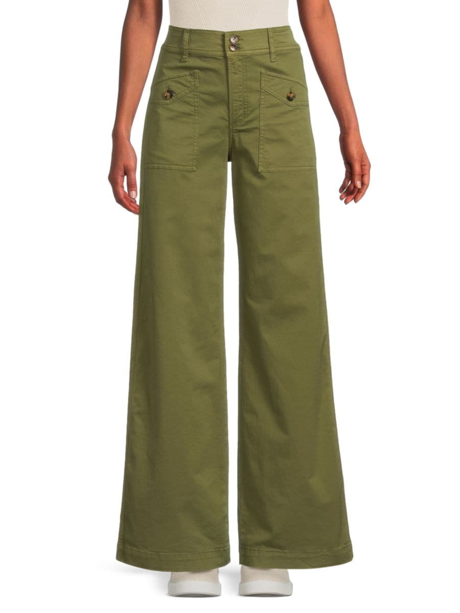 

Премиальные широкие брюки-карго Joe's Jeans, цвет Burnt Olive