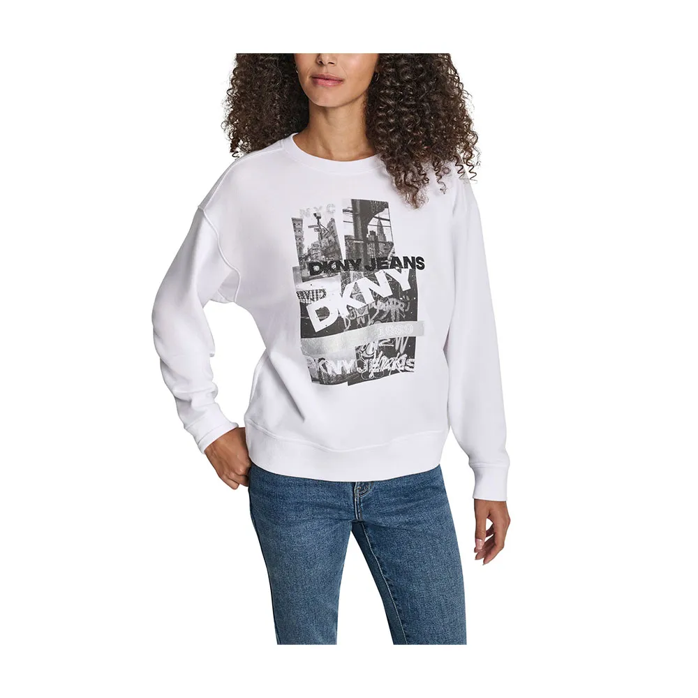 

Свитер DKNY Photoreal, белый